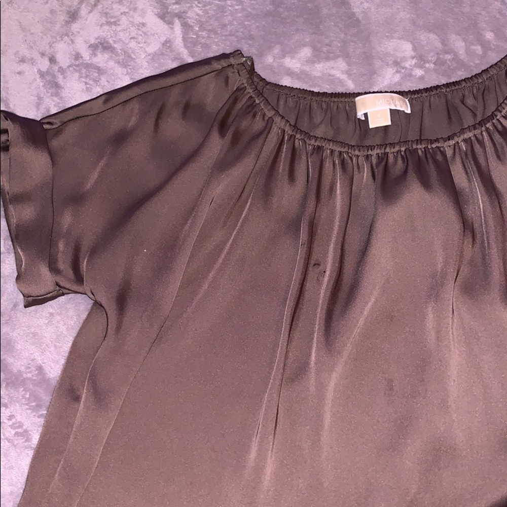 Silk MK Blouse